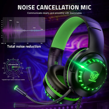 Pacrate H-11 Multi-Platform Gaming Headset with Noise Cancelling Mic
