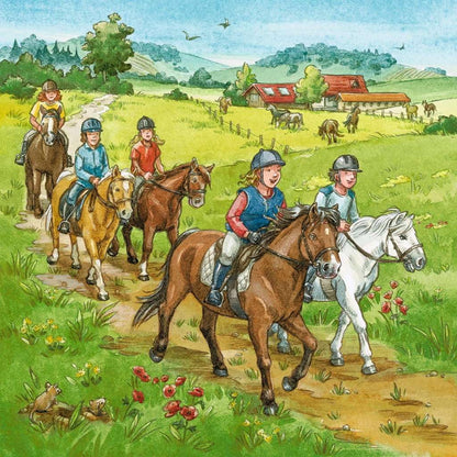 Ravensburger 49‑Piece Horse Puzzle – Fun Wildlife Jigsaw for Kids