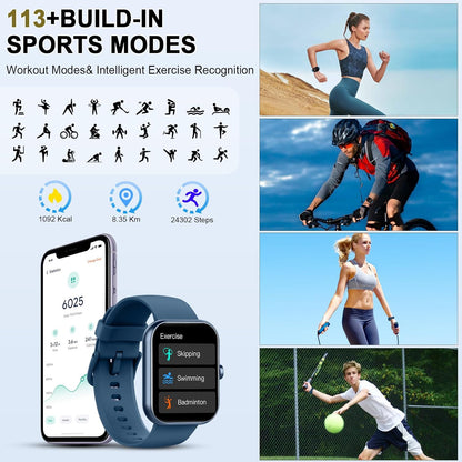 Jugeman Y66 Smart Watch 1.96-inch Blue