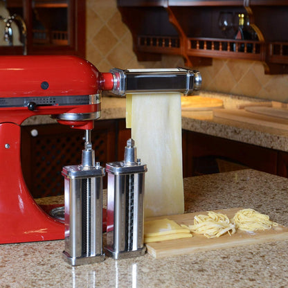 Cofun 3-Piece KitchenAid Pasta Attachment Kit with Roller and Cutters
