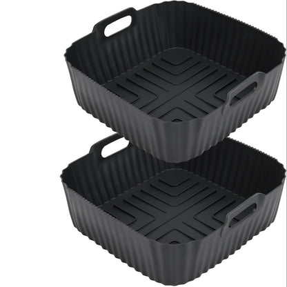 BYKITCHEN Airfryer Silicone Mould 4.7L Black
