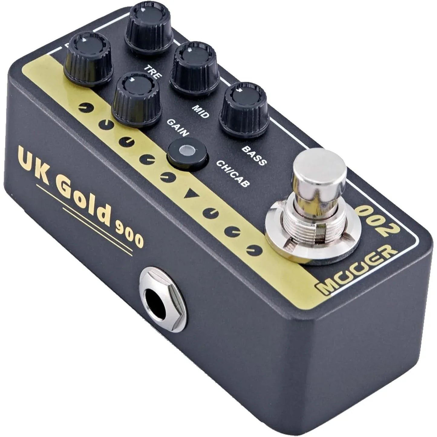 Black Mooer Micro PreAMP 002 UK Gold 900 Guitar Pedal - Gomix Brands Outlet