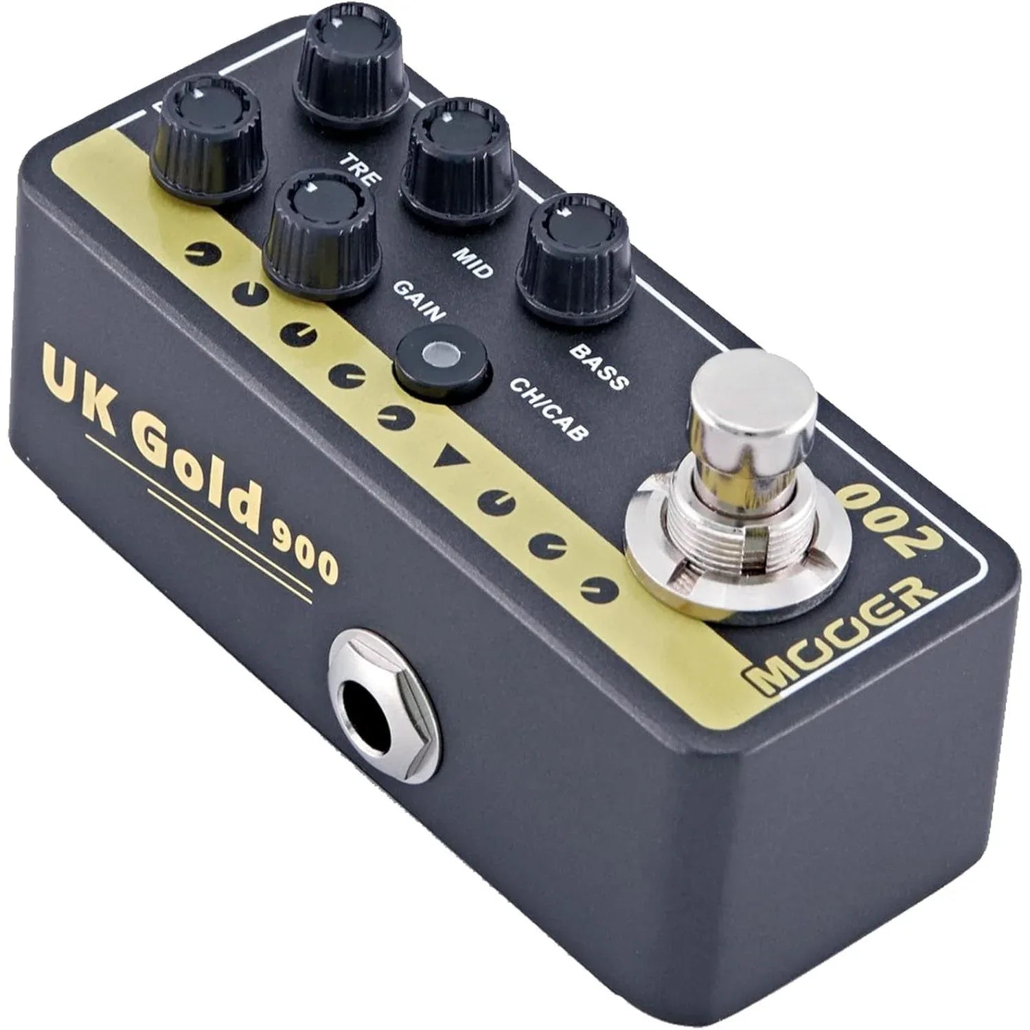 Black Mooer Micro PreAMP 002 UK Gold 900 Guitar Pedal - Gomix Brands Outlet