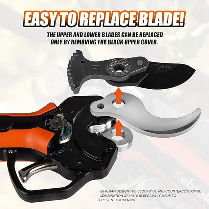 Kebtek KT940 40mm Electric Pruning Secateurs 18V Battery Pack