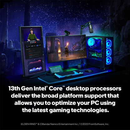 Intel® Core™ i5-13400F Desktop Processor 10 cores (6 P-cores + 4 E-cores) 20MB Cache, up to 4.6 GHz