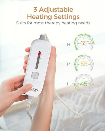 ALLJOY Electric Neck & Shoulder Heating Pad: Targeted Pain Relief, 3 Heat Settings, Auto Shut-Off