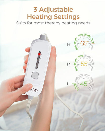 ALLJOY Electric Neck & Shoulder Heating Pad: Targeted Pain Relief, 3 Heat Settings, Auto Shut-Off