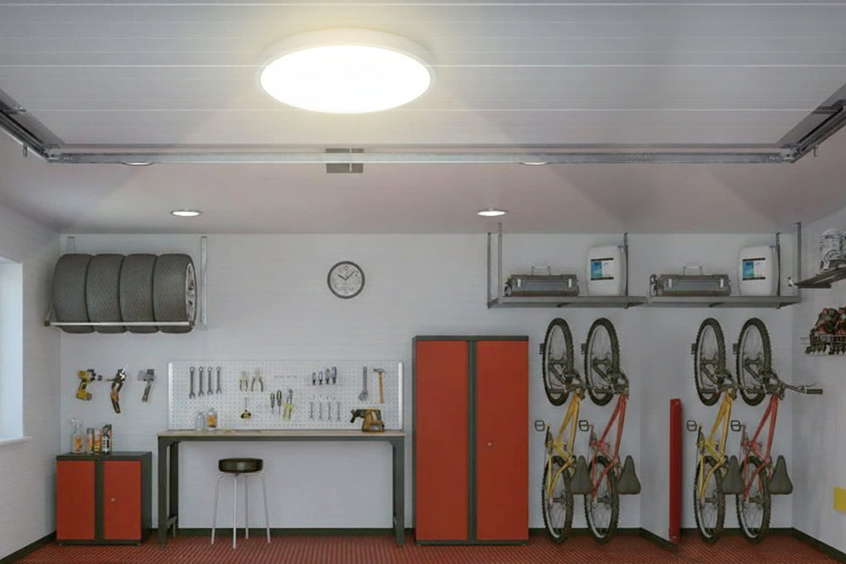 LED Ceiling Light with Radar Motion Sensor 19W 4000K IP44
