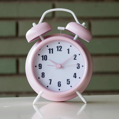 GIFTMARKET GM1973 Silent Twin Bell Analog Alarm Clock