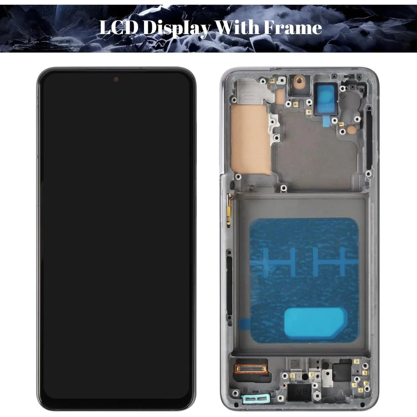 Samsung Galaxy S21 5G LCD Touch Screen Replacement Kit Black - Gomix Brands Outlet