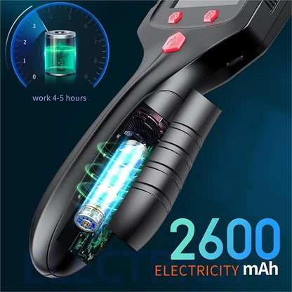 ZDAVSFR P100 Industrial Endoscope Camera 2.4-Inch IPS Screen 1080P HD Pipe Sewer Inspection Borescope IP68 Waterproof with LEDs 2600mAh for Car 15M