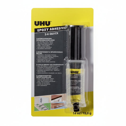 UHU 2-K-Quick High Strength 2-Component Epoxy Adhesive 14 Ml