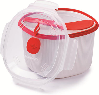 Snips Microwave Rice Cooker 2.7L BPA-Free Tempozero White