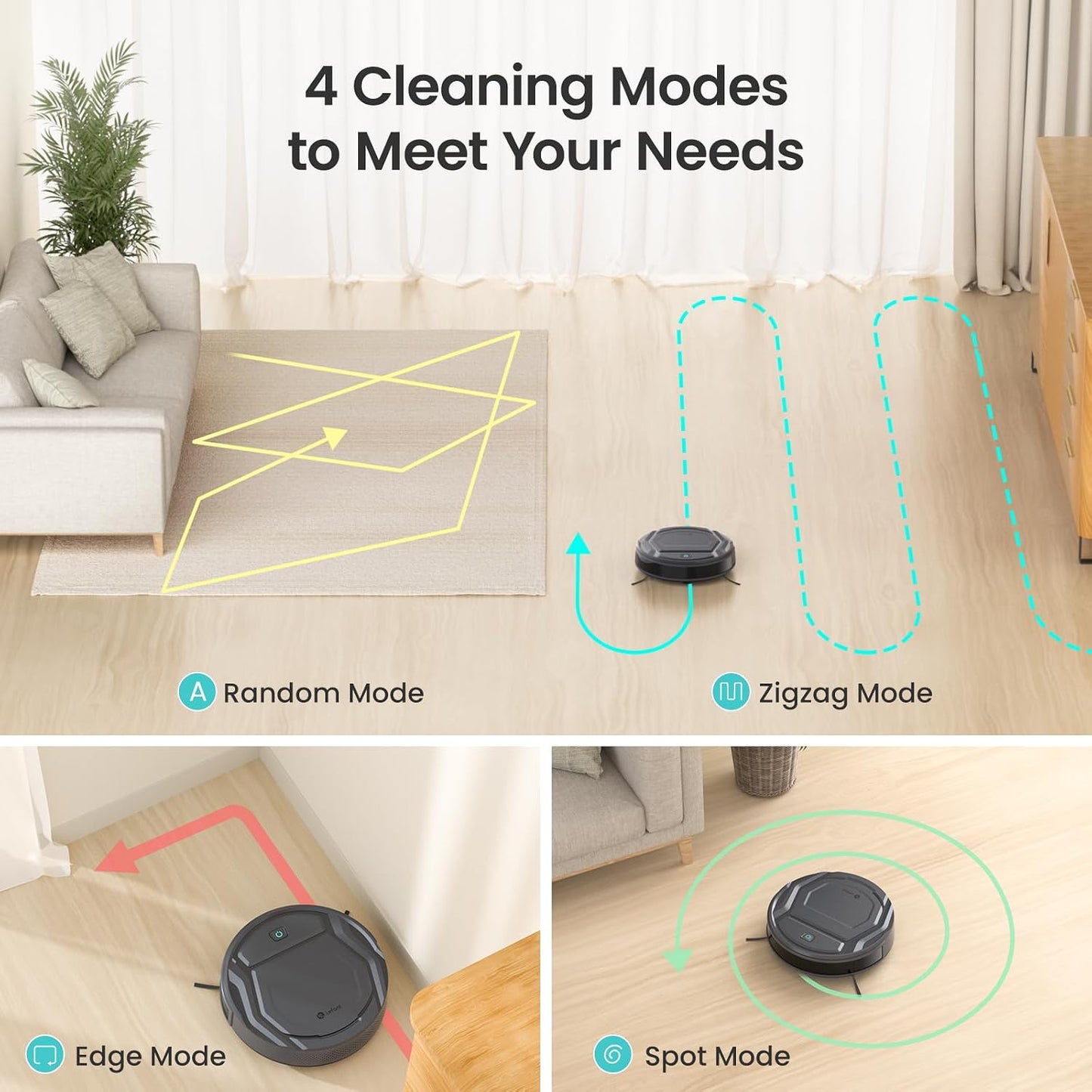 Lefant M210P Robot Vacuum Cleaner with Remote Control