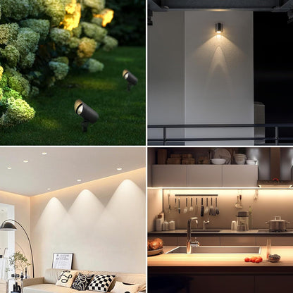 WeshLMPO MR16 35W GU5.3 Dimmable Warm White Halogen Bulb 6-Pack