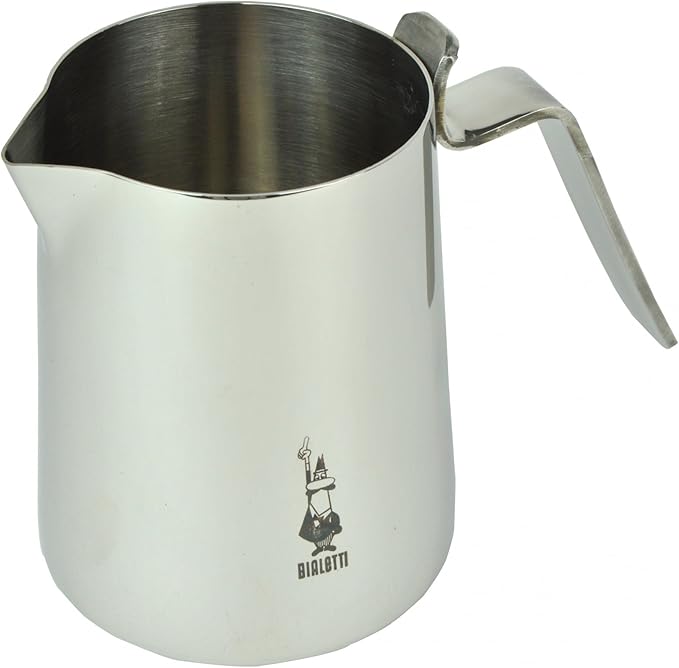 Bialetti Bricco Stainless Steel Milk Jug, Silver, 30cl