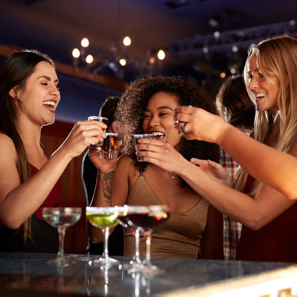 Premium Duerer 11-Piece Black Cocktail Bartender Kit with Bamboo Stand