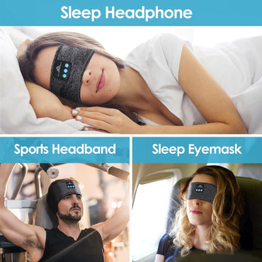 Ultra-Soft Bluetooth Sleep Headband with HD Stereo Sound