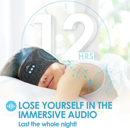Ultra-Soft Bluetooth Sleep Headband with HD Stereo Sound