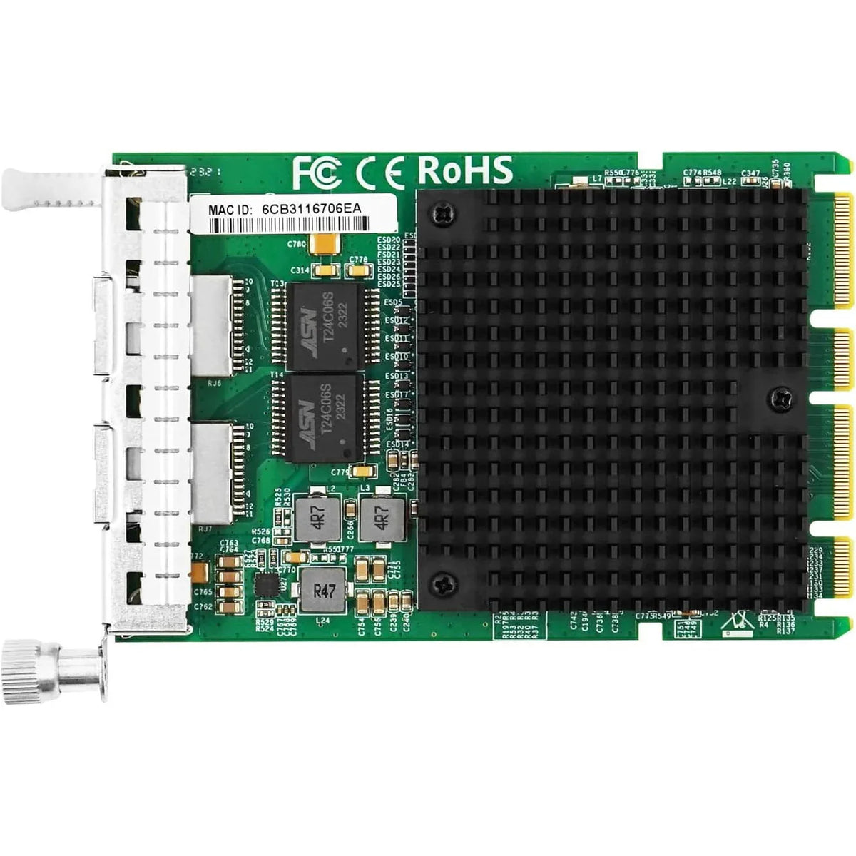 10g Copper Router OCP 3.0 Dual-Port 10G Copper Ethernet Network Adapter (Intel X710 ...
