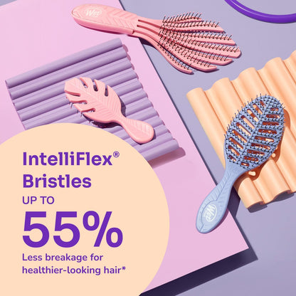 Wet Brush Go Green Mini Detangler: Gentle, Painless, Eco-Friendly Hair Brush for All Hair Types