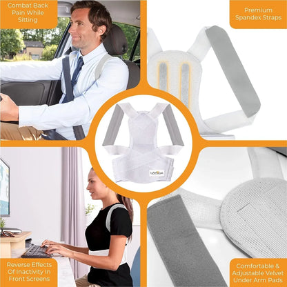 Premium Invisible Breathable Back Posture Corrector for Men & Women - Gomix Brands Outlet