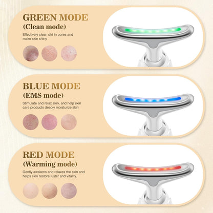 Aiseeok EMSMJYV04 Face Massager 3 Modes 45°C Warming