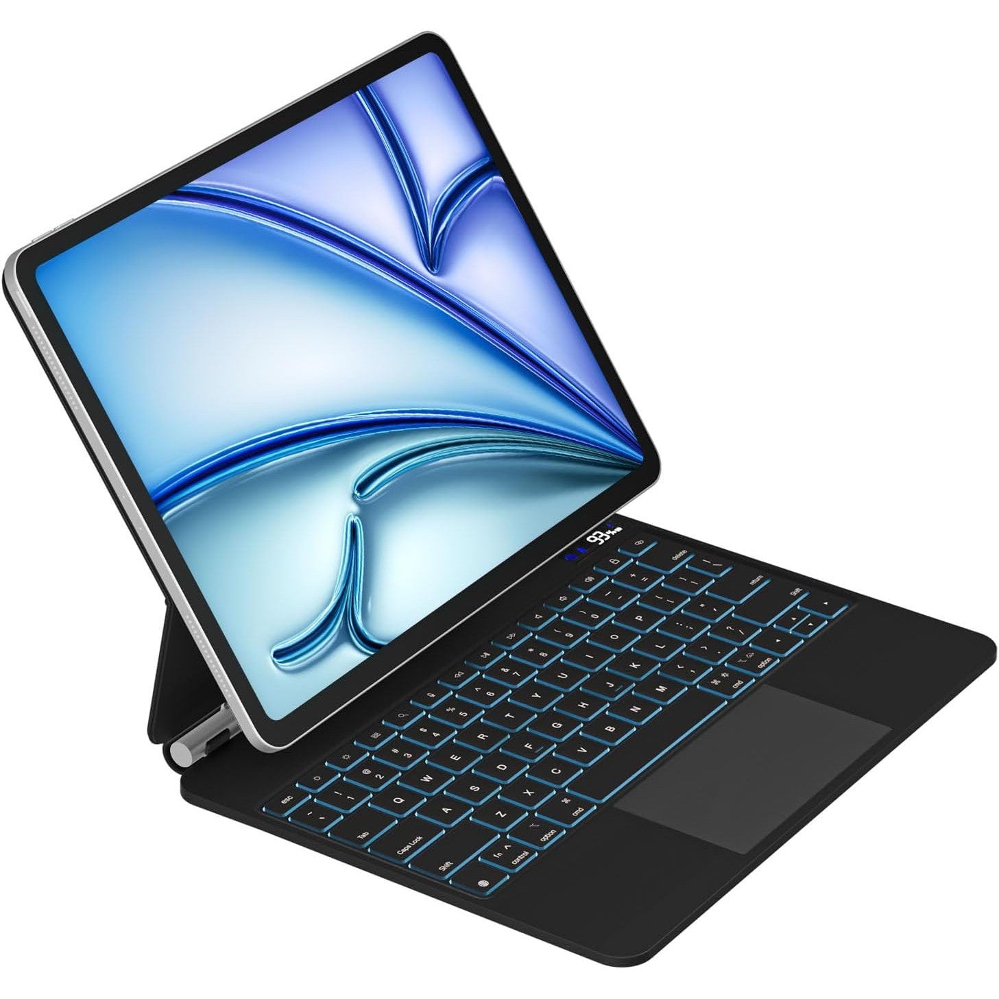 Emoonland Magic Keyboard Case for iPad Air 13 & iPad Pro 12.9 – Backlit, Trackpad, Floating Stand