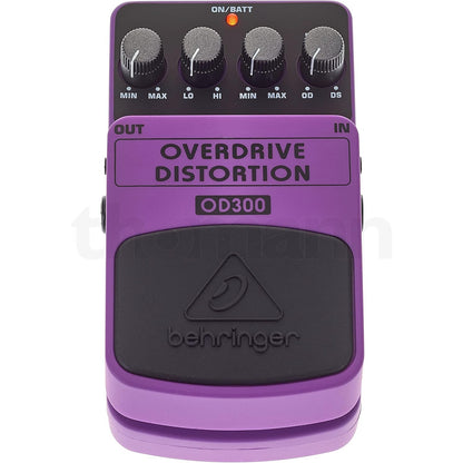 Behringer OD300 Purple Overdrive Distortion Pedal with Dual Modes
