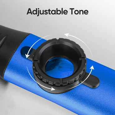 Adjustable Metal Kazoo with 5 Extra Membranes – Blue