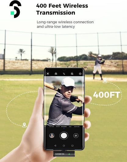 SOOMFON SF-MP006 Wireless Lavalier Microphone USB-C Black