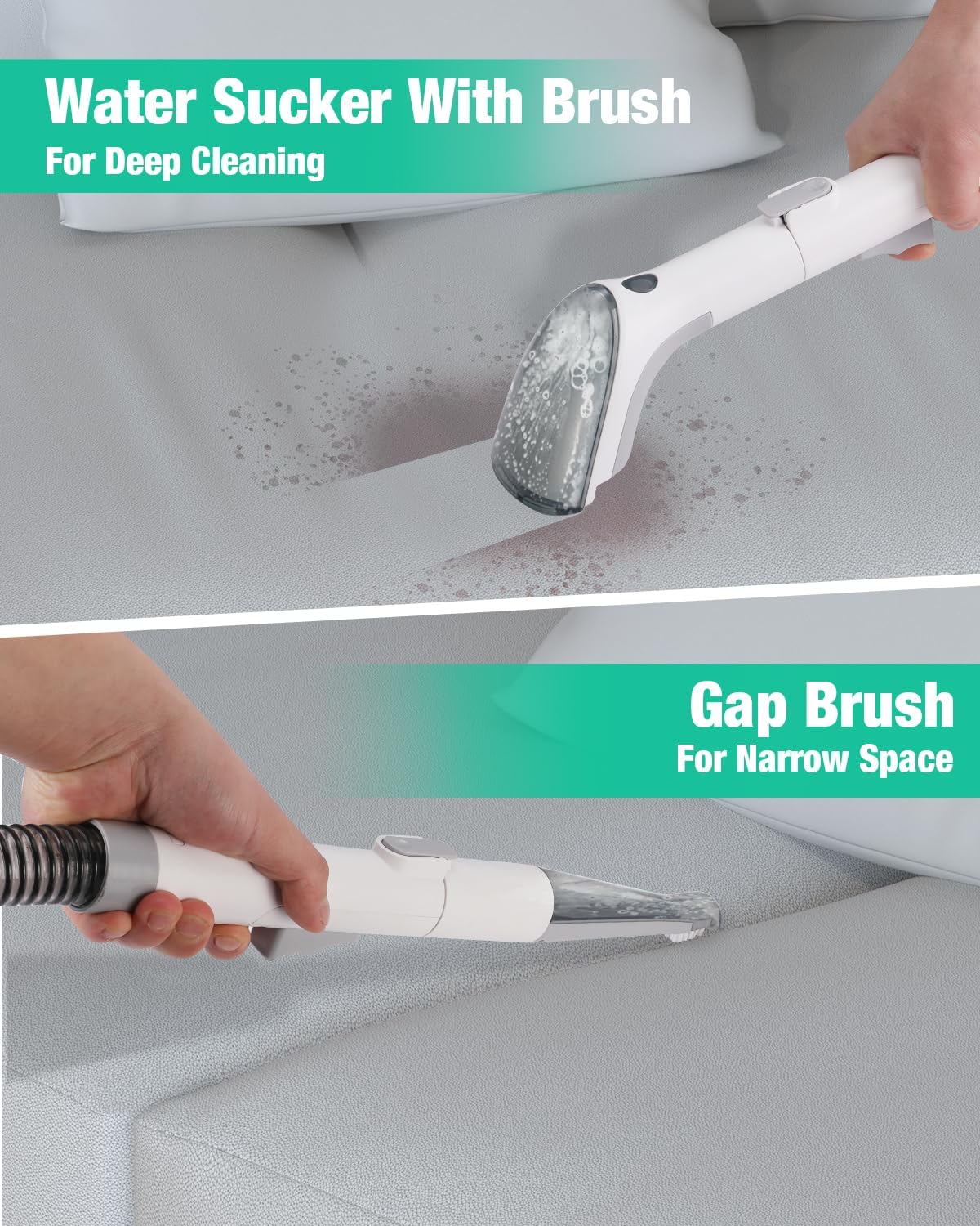 HAUSHOF Portable Spot Cleaner: Powerful Suction for Pet Stains & Upholstery
