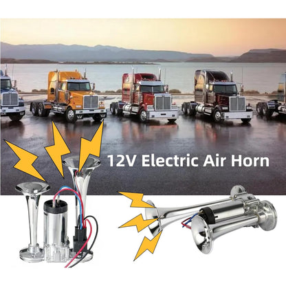 600DB Super Loud Dual Electric Train Horn for Trucks