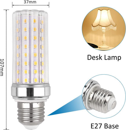 SCNNC E27 LED Corn Light Bulb 15W 1900LM Warm White 4-Pack
