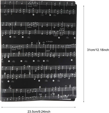 Milisten Creative Spectrum Music Folder – 40 Pocket A4 Sheet Music Organizer