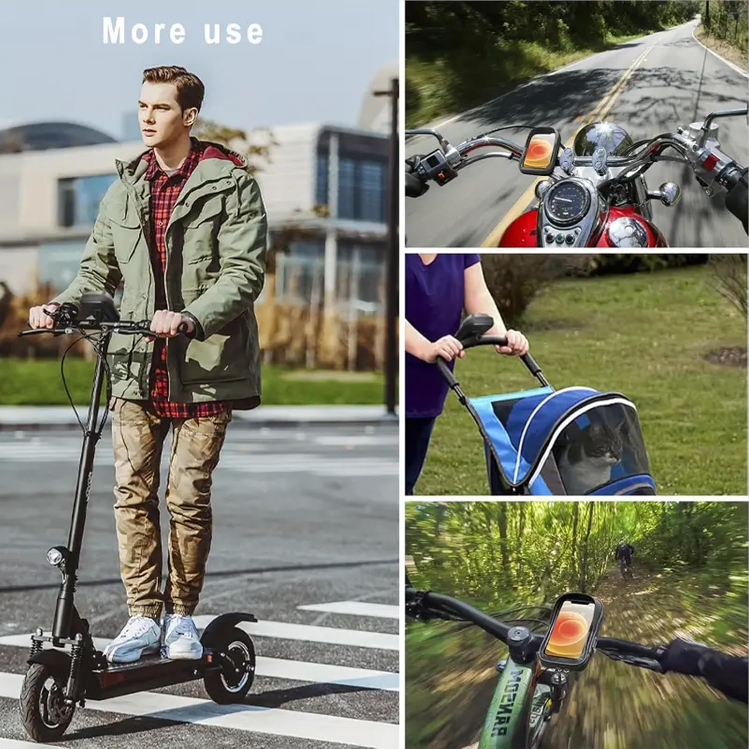 Waterproof EVA Bike Phone Holder Front Frame Bag