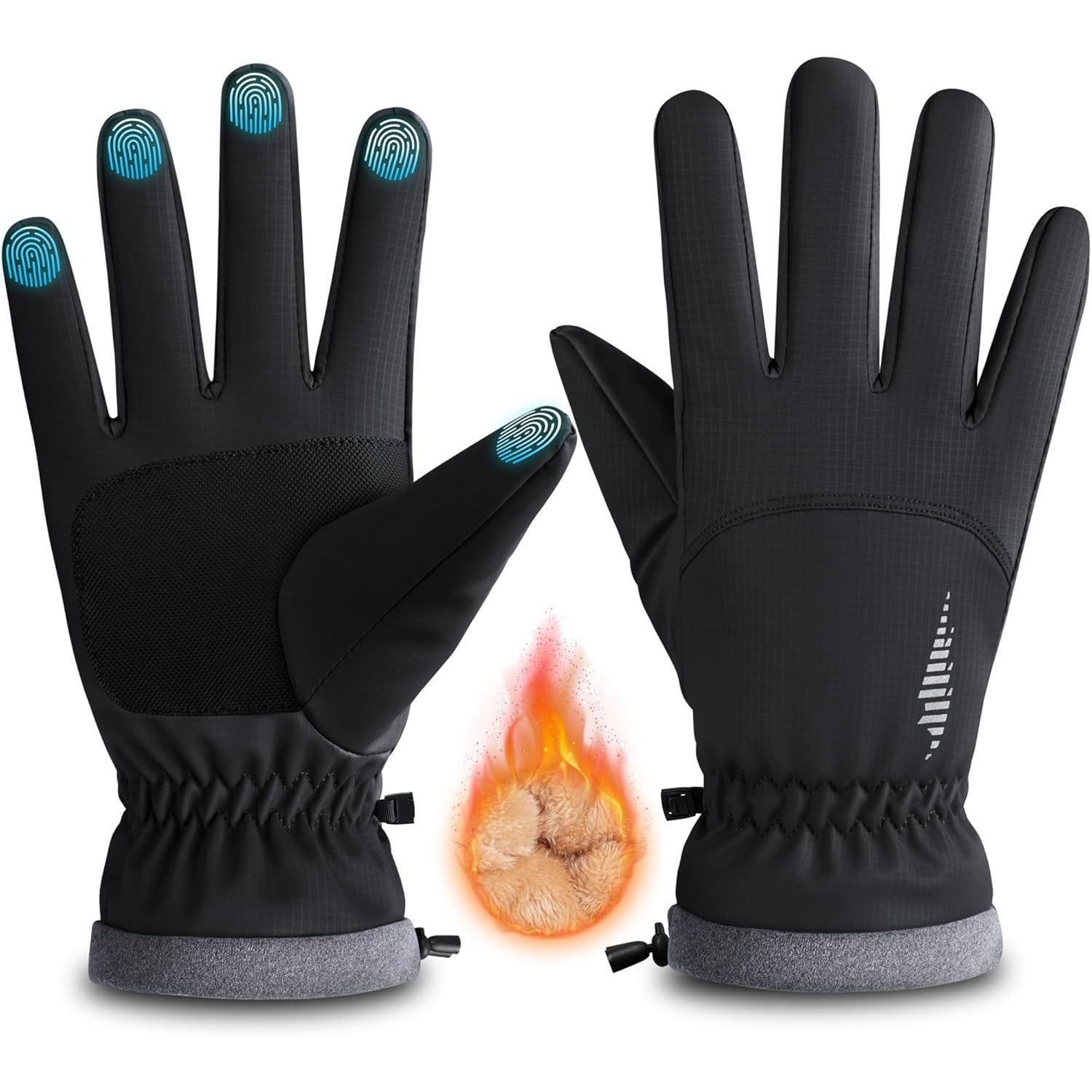 Rivmount Waterproof Winter Gloves – Touchscreen Warm Ski Cycling