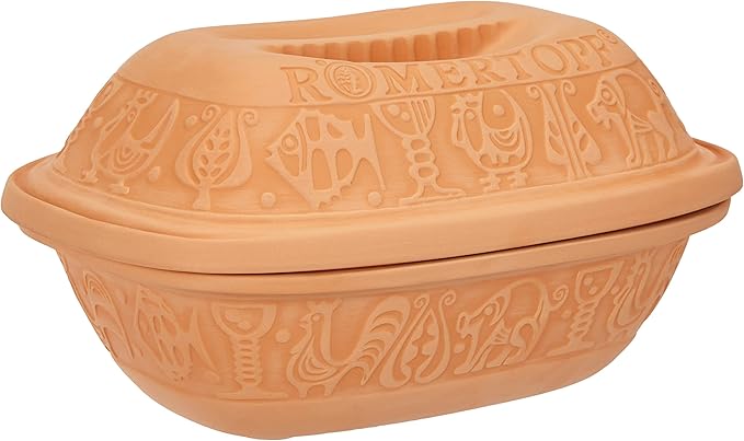 Römertopf Classic Terracotta Clay Pot – 4‑Serving Oven‑Safe Casserole