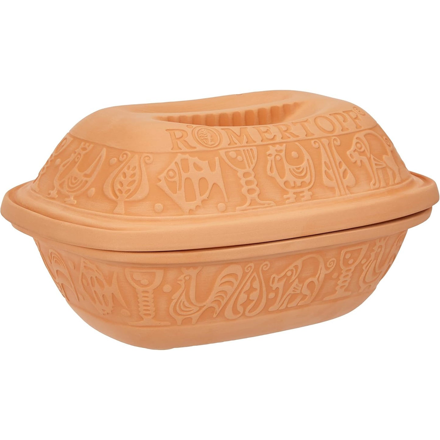 Römertopf Classic Terracotta Clay Pot – 4‑Serving Oven‑Safe Casserole