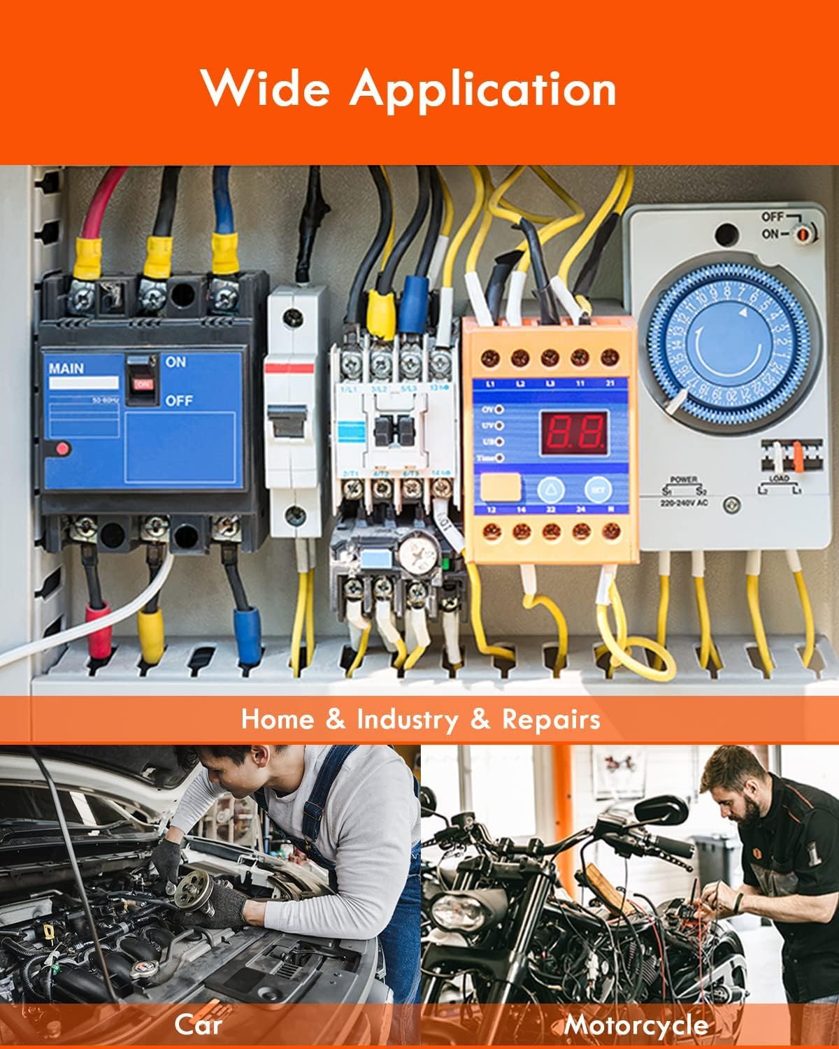 Gorffy 160-Piece Insulated Cable Lug Assortment for Automotive Wiring