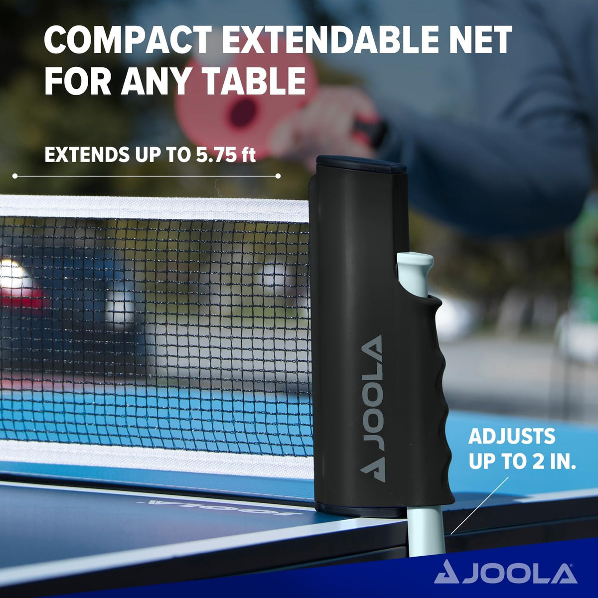 JOOLA Retractable Ping Pong Net Set for Any Table