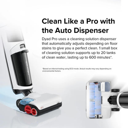 Roborock Dyad Pro Cordless Wet & Dry Vacuum 17000Pa with App Control