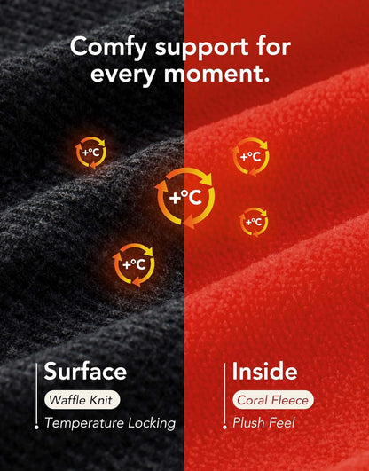 VeraCosy Two-Tone Memory Foam Men's Comfortable Indoor Outdoor Slippers