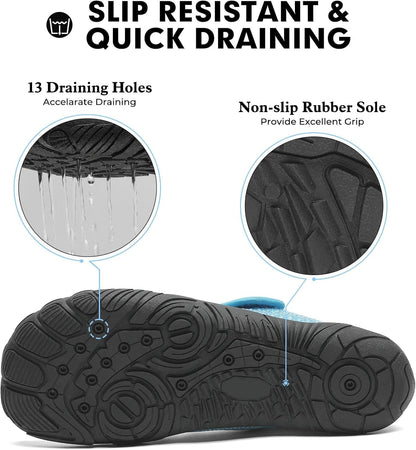 Mishansha Unisex Swimming Shoes Comfortable Breathable Water‑Resistant Quick‑Dry Flip‑Flops