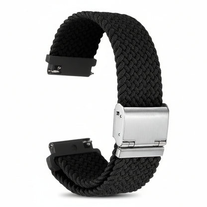 sourcing map Unisex Nylon Braided Quick Release Watch Band