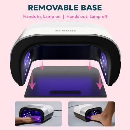 SUNUV 48W UV LED Nail Lamp with LCD Auto Sensor