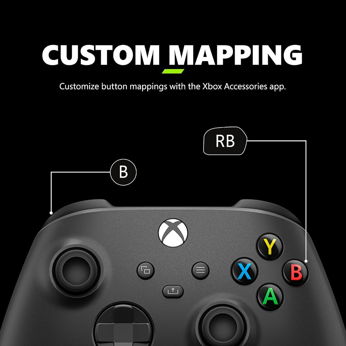 Xbox Core Wireless Controller with USB-C Cable Carbon Black