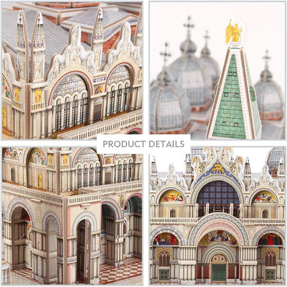 CubicFun National Geographic 3D San Marco Puzzle, 107 Piece Model