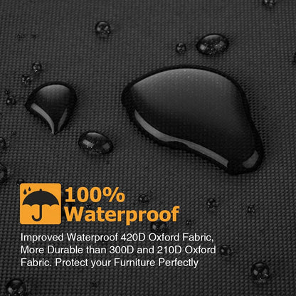 Tvird round furniture cover windproof and Durable Veranda Garden