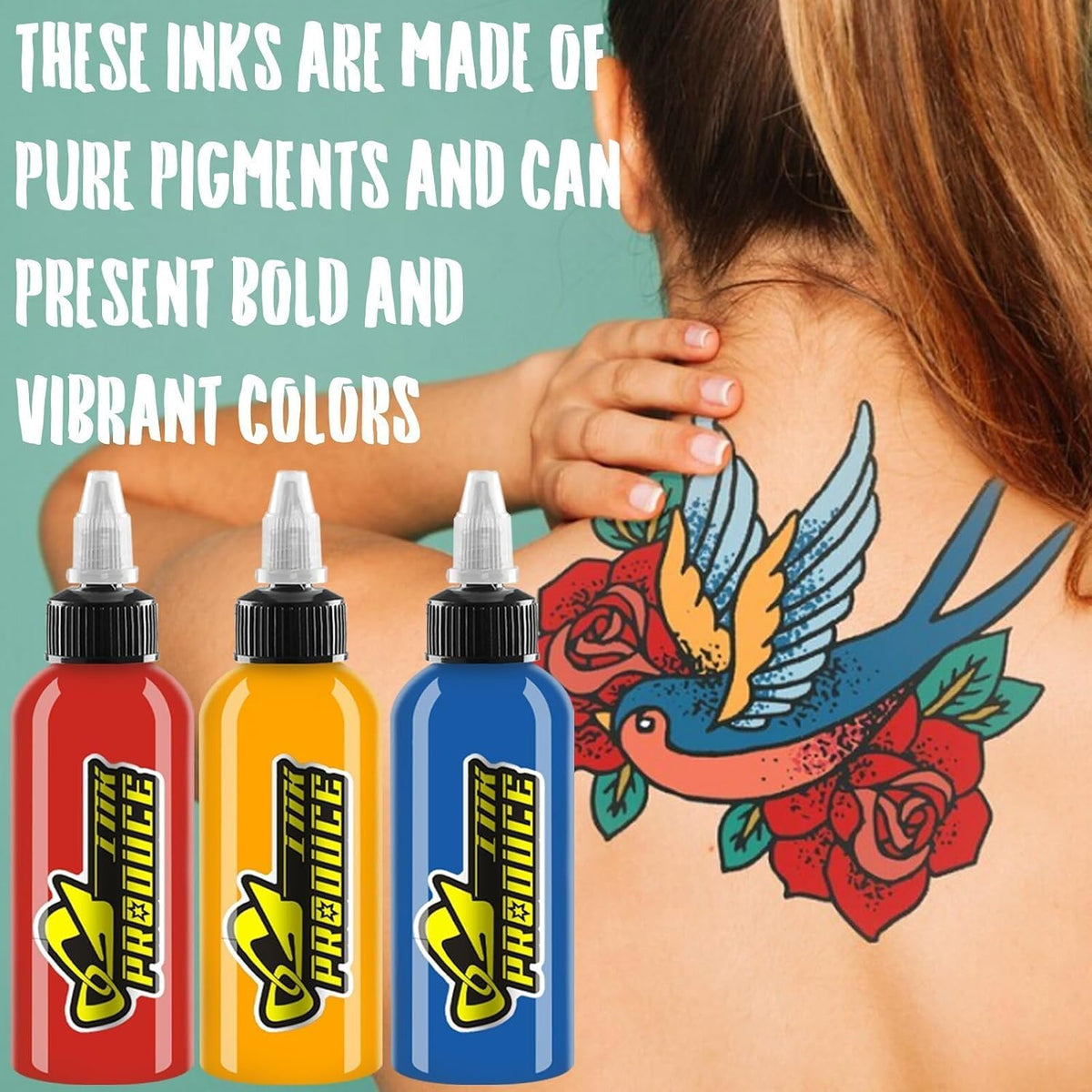 BaodeLi Professional Tattoo Ink Set 30ml 14 Pcs